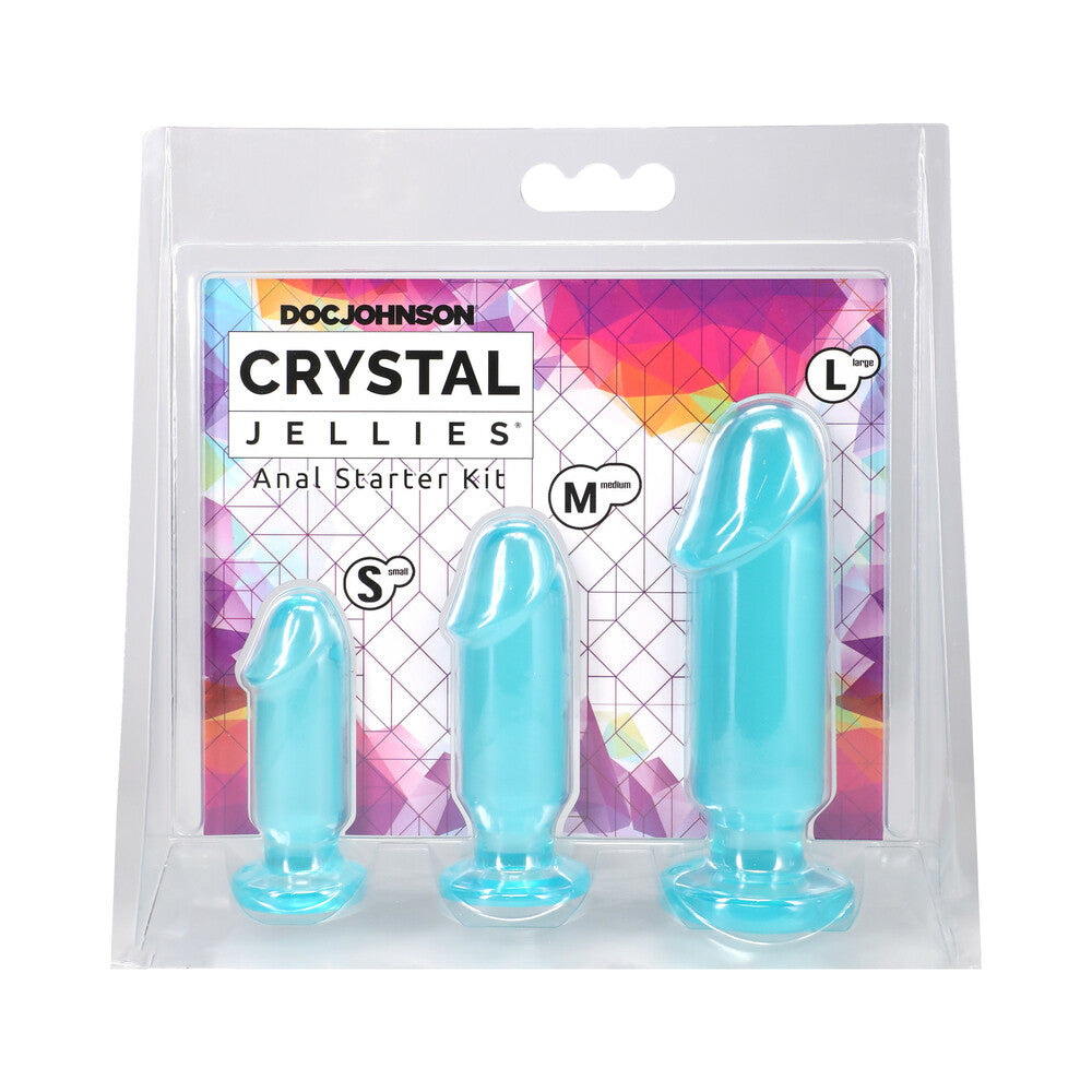 Crystal Jellies Anal Starter Kit - Teal